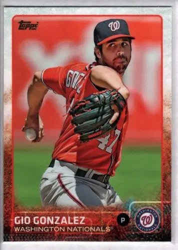 2015 Topps #44 Gio Gonzalez NM-MT Nationals ID:11349 - Trading Cards