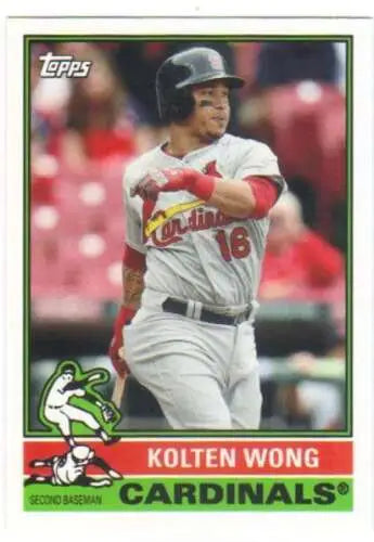 Kolten Wong baseball card from 2015 Topps Archives featuring original gloss design