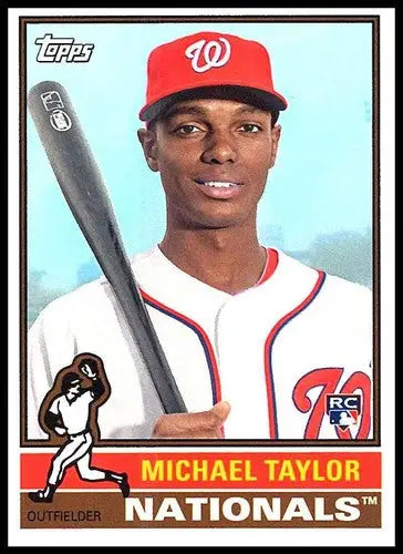 Original gloss 2015 Topps Archives Michael Taylor baseball card Nationals NM-MT
