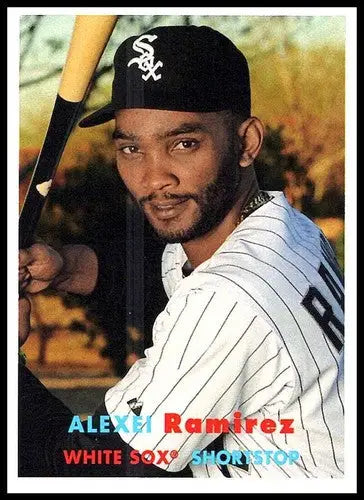 Alexei Ramirez baseball card from Topps Archives 2015 with original gloss, White Sox