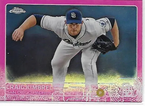 2015 Topps Chrome Pink Refractor #163 Craig Kimbrel NM-MT Padres ID:4271 - Trading Cards