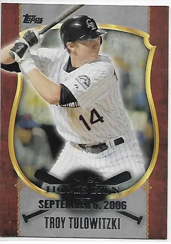 2015 Topps First Home Run #FHR-38 Troy Tulowitzki NM-MT Rockies ID:57927 - Trading Cards