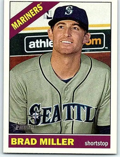 2015 Topps Heritage #162 Brad Miller NM-MT Mariners ID:4324 - Trading Cards