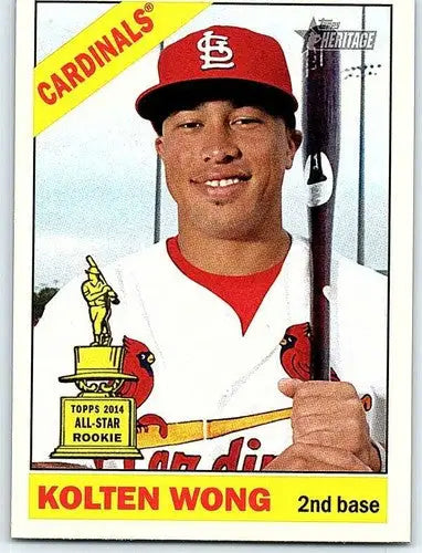 2015 Topps Heritage #22 Kolten Wong NM-MT Cardinals ID:4293 - Trading Cards