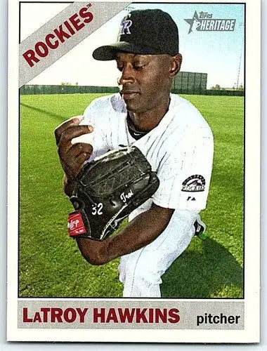 2015 Topps Heritage #239 LaTroy Hawkins NM-MT Rockies ID:72069 - Trading Cards