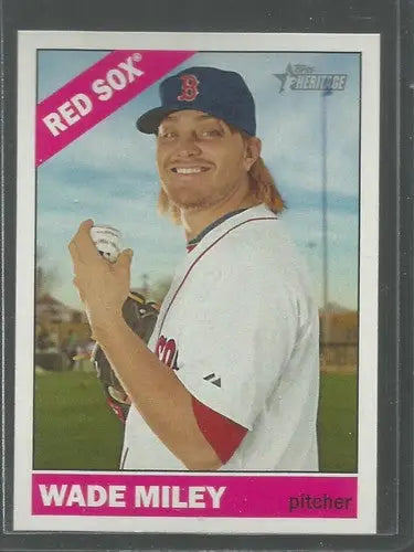 2015 Topps Heritage #248 Wade Miley NM-MT Red Sox ID:4377 - Trading Cards