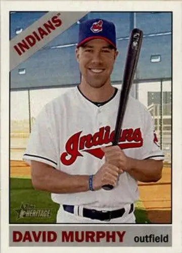 2015 Topps Heritage #415 David Murphy NM-MT Indians ID:4412 - Trading Cards