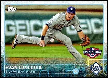 2015 Topps Opening Day Evan Longoria Baseball Card Rays NM-MT ID 19358