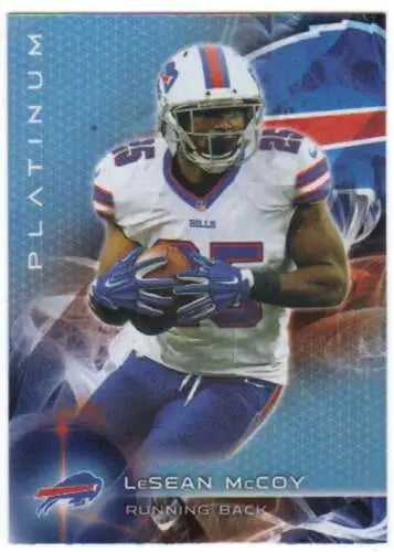 2015 Topps Platinum #51 LeSean McCoy football card with original gloss, Bills