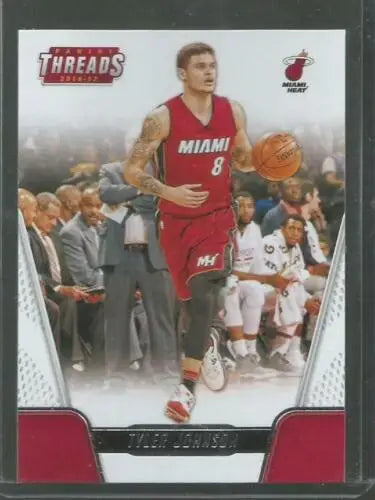 Tyler Johnson basketball card 2016-17 Panini Threads with original gloss NM-MT Heat