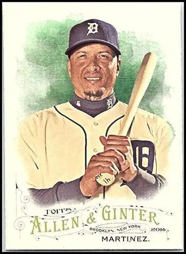Original gloss baseball card of Victor Martinez NM-MT from 2016 Allen and Ginter