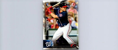 Trea Turner baseball card 2016 Bowman #130 collectible trading card for fans