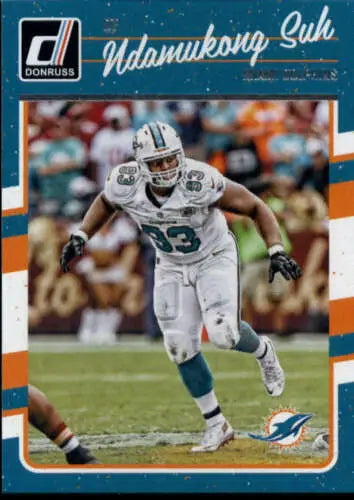 Ndamukong Suh football card 2016 Donruss #166 NM-MT Dolphins original gloss Simply Sandoval