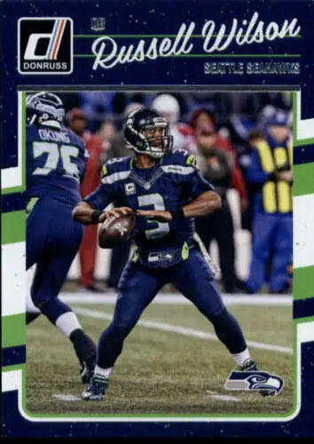 2016 Donruss #263 Russell Wilson NM-MT Seahawks football card with original gloss