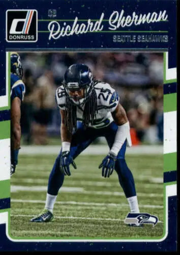Original gloss 2016 Donruss #270 Richard Sherman football card from Simply Sandoval