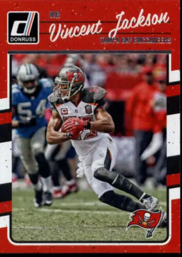 Vincent Jackson football card 2016 Donruss #278 with original gloss from Simply Sandoval