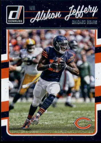 2016 Donruss Alshon Jeffery football card with original gloss from Simply Sandoval