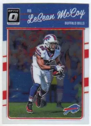 LeSean McCoy football card from 2016 Donruss Optic with original gloss finish