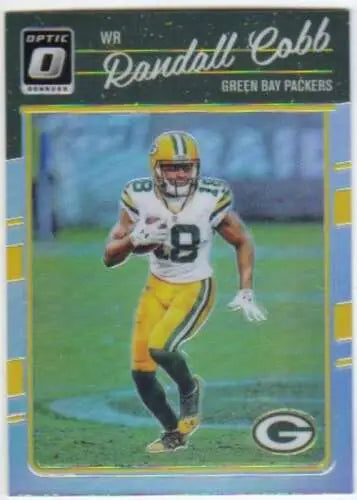 Randall Cobb 2016 Donruss Optic Holo football card with original gloss, Packers ID:10253