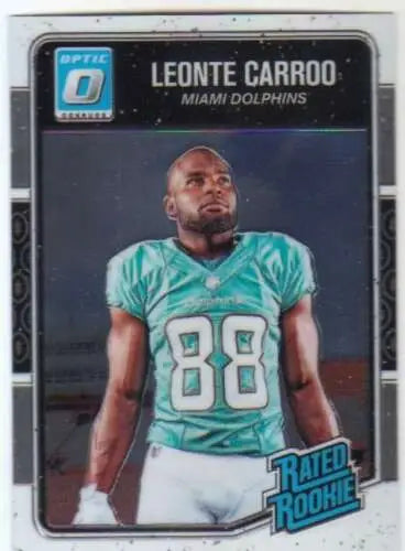 Leonte Carroo football card from 2016 Donruss Optic Rated Rookies with original gloss