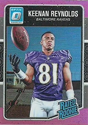 Keenan Reynolds 2016 Donruss Optic Rated Rookies Pink football card in NM-MT condition