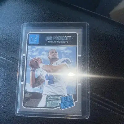 Dak Prescott rookie card from 2016 Donruss Rated Rookies series