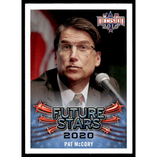 2016 Leaf Decision 2016 #108 Pat McCory NM-MT Political Trading Card