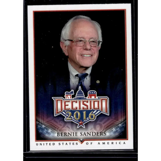2016 Leaf Decision 2016 #2 Bernie Sanders NM-MT Political Trading Card