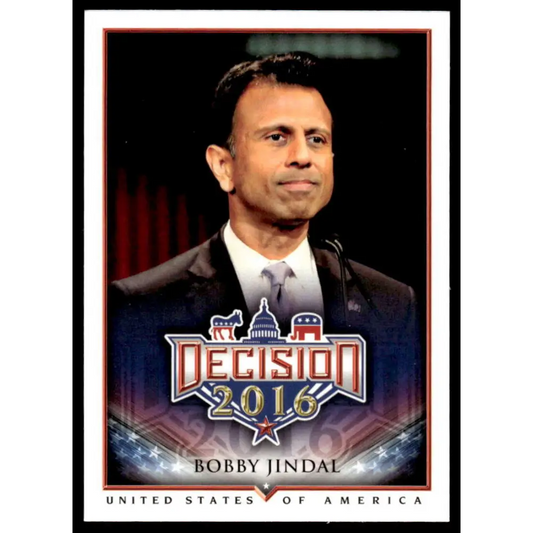 2016 Leaf Decision 2016 #3 Bobby Jindal NM-MT Political Trading Card