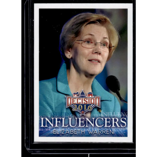 2016 Leaf Decision 2016 #31 Elizabeth Warren NM-MT Political Trading Card