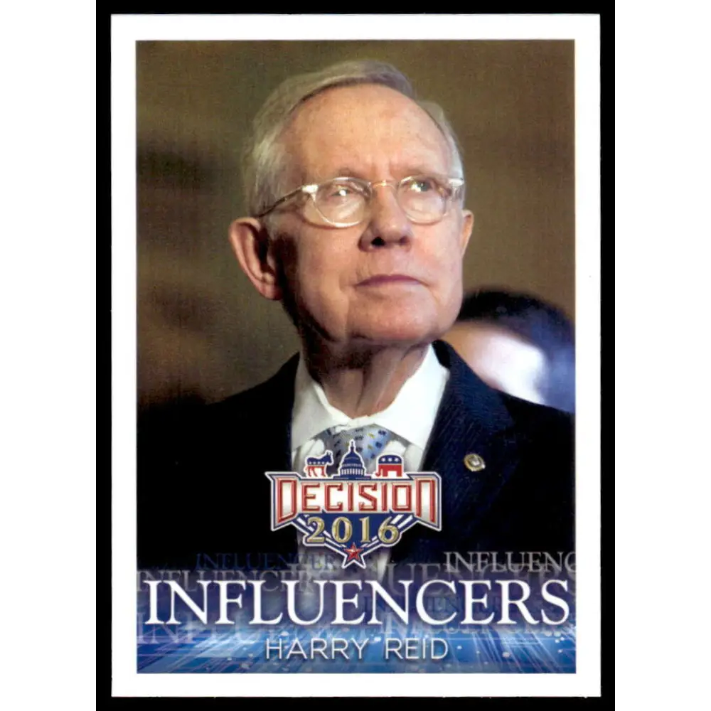 2016 Leaf Decision 2016 #32 Harry Reid NM-MT Political Trading Card