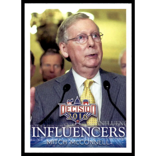 2016 Leaf Decision 2016 #41 Mitch McConnell NM-MT Political Trading Card