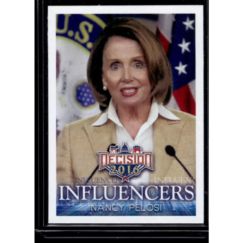 2016 Leaf Decision 2016 #43 Nancy Pelosi NM-MT Political Trading Card