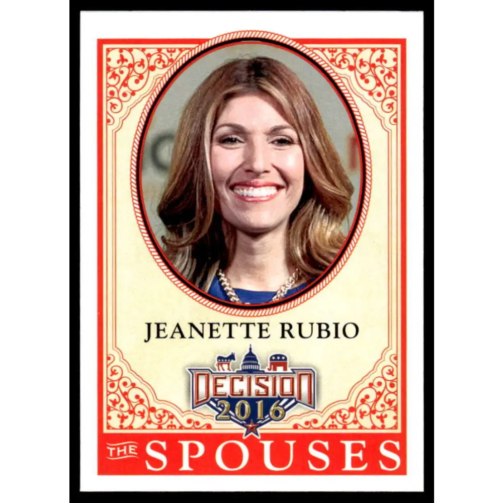 2016 Leaf Decision 2016 #57 Jeanette Rubio NM-MT Political Trading Card