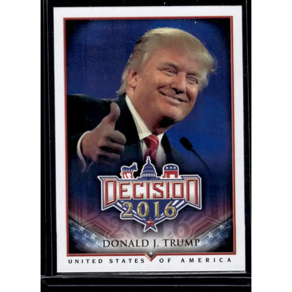 2016 Leaf Decision 2016 #6 Donald Trump NM-MT Political Trading Card