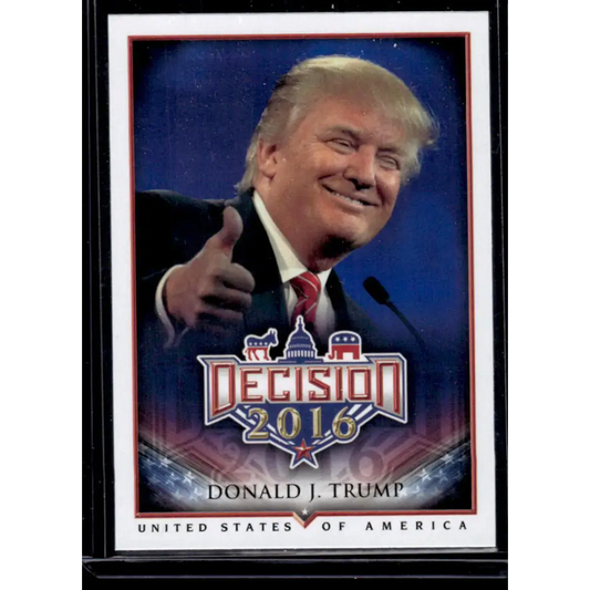 2016 Leaf Decision 2016 #6 Donald Trump NM-MT Political Trading Card