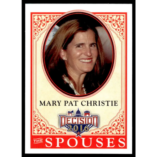 2016 Leaf Decision 2016 #62 Mary Pat Christie NM-MT Political Trading Card