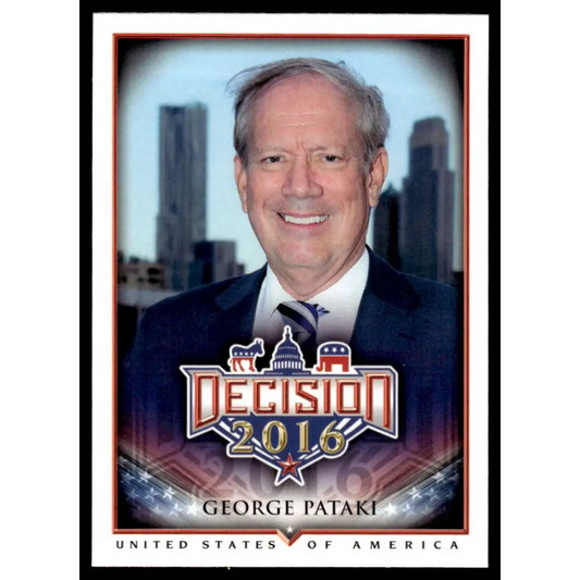 2016 Leaf Decision 2016 #7 George Pataki NM-MT Political Trading Card