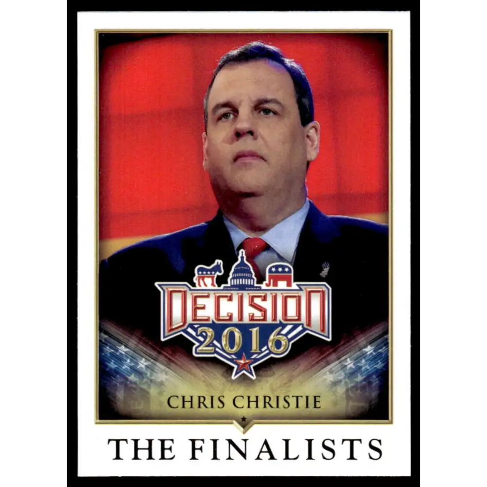 2016 Leaf Decision 2016 #80 Chris Christie NM-MT Political Trading Card