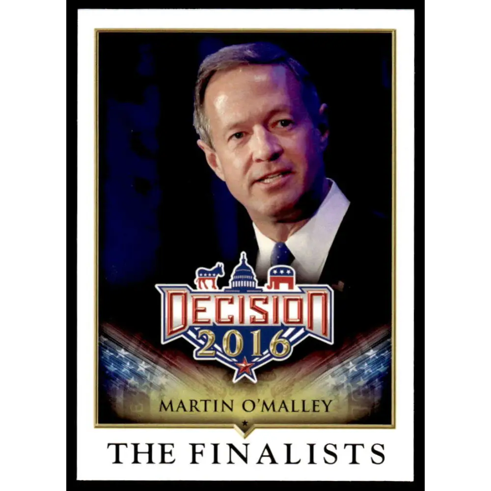 2016 Leaf Decision 2016 #86 Martin O'Malley NM-MT Political Trading Card