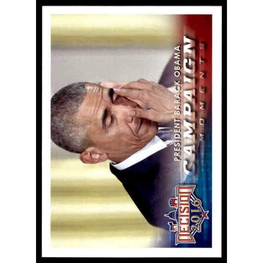 2016 Leaf Decision 2016 #97 President Barack Obama NM-MT Political Trading Card
