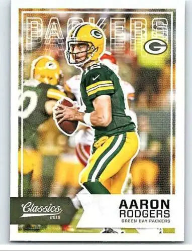 Aaron Rodgers football card 2016 Panini Classics NM-MT Packers original gloss collectible