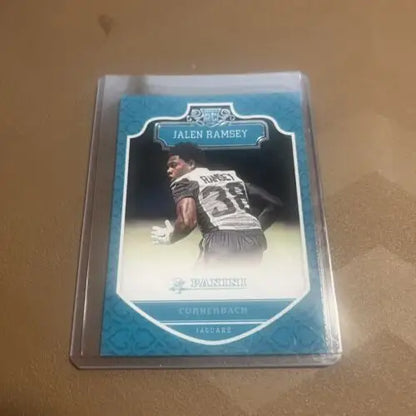 Jalen Ramsey football card from 2016 Panini Rookies series for trading cards collection