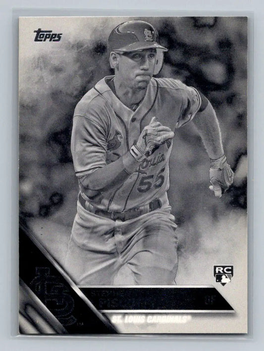 2016 Topps #146 Stephen Piscotty Black & White Negatives Cardinals Rookie Baseball Card
