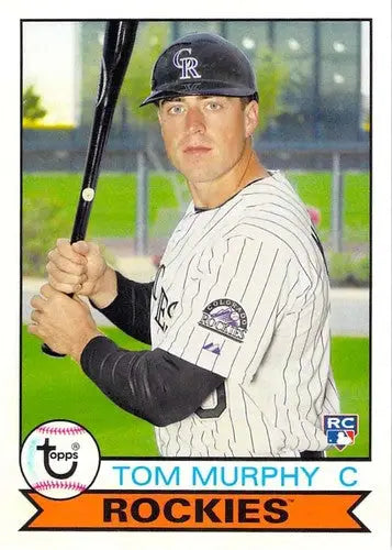 Tom Murphy baseball card from 2016 Topps Archives with original gloss and rookie design