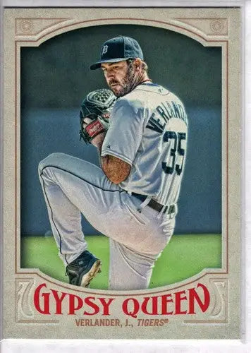 2016 Topps Gypsy Queen #34 Justin Verlander NM-MT Tigers - Trading Cards