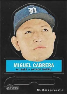 2016 Topps Heritage 67 Stand-Ups #67TSU-MC Miguel Cabrera NM-MT Tigers ID:58430 - Trading Cards