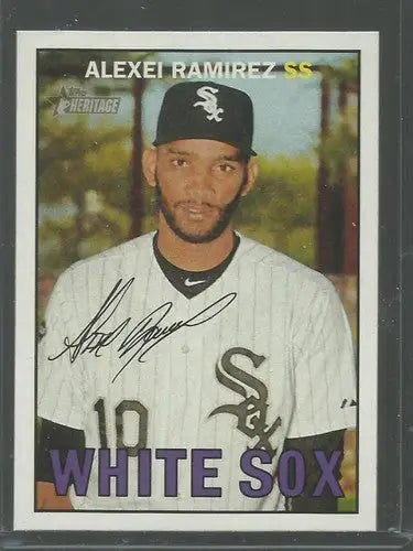 2016 Topps Heritage #86 Alexei Ramirez NM Near Mint White Sox ID:33535 - Trading Cards