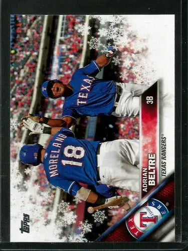 2016 Topps Holiday #HMW118 Adrian Beltre NM-MT Rangers