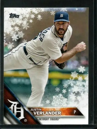 2016 Topps Holiday #HMW82 Justin Verlander NM-MT Tigers - Trading Cards